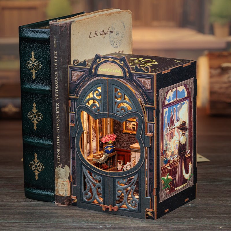 CuteBee Count Cat's Study | SD03 - Woodmechlab