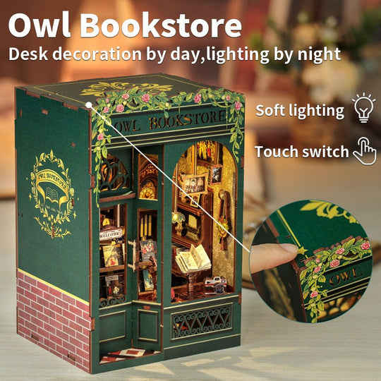 CuteBee Owl bookstore | SD02 - Woodmechlab