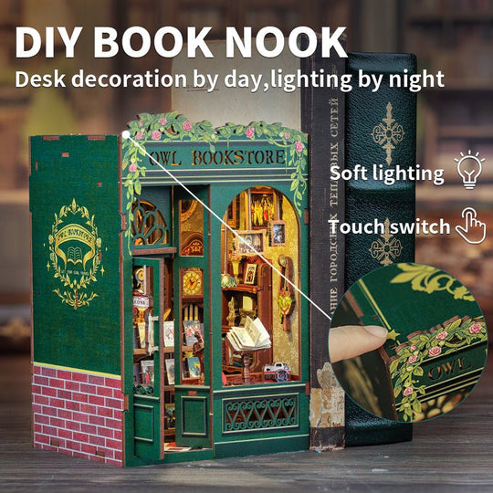 CuteBee Owl bookstore | SD02 - Woodmechlab
