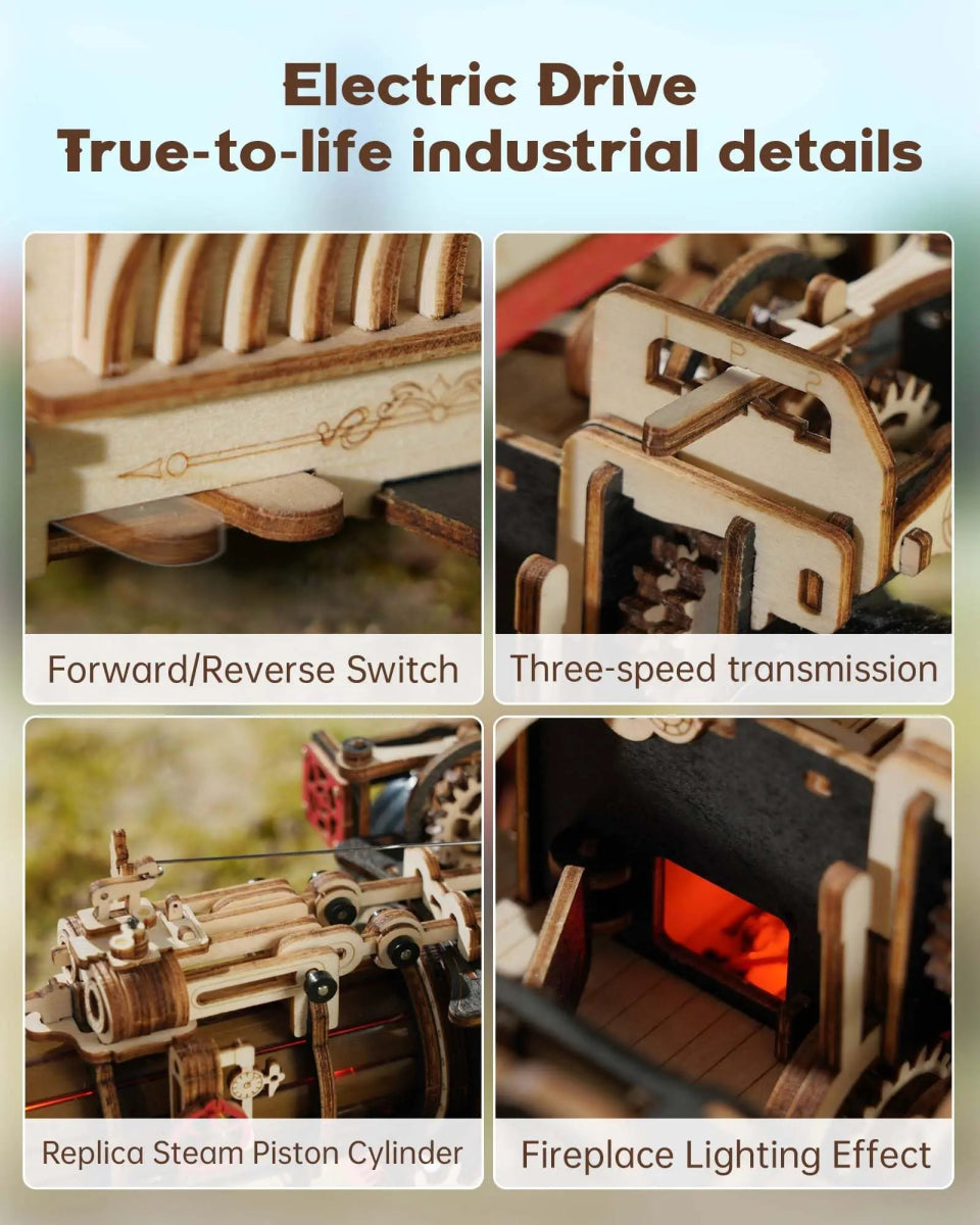 IronForge™ Steam Era Tractor Model | LKA01 - Woodmechlab