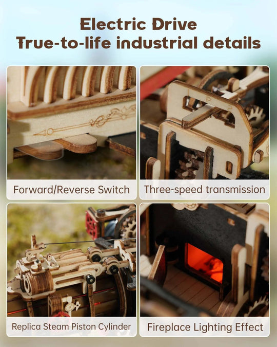 IronForge™ Steam Era Tractor Model | LKA01 - Woodmechlab