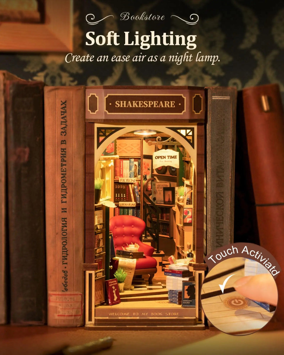 LitHaven™ Bookstore Nook | TGB07 - Woodmechlab