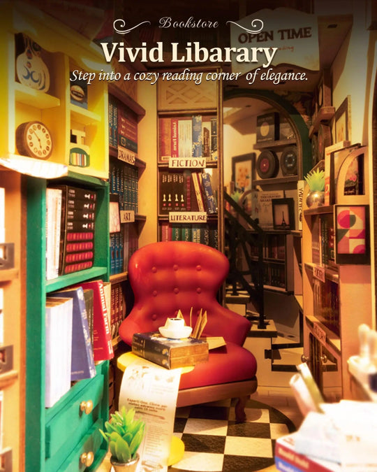 LitHaven™ Bookstore Nook | TGB07 - Woodmechlab