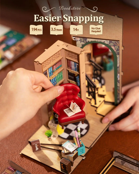 LitHaven™ Bookstore Nook | TGB07 - Woodmechlab