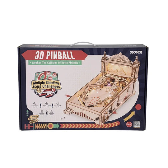 ROKR FlipCraft™ Family Pinball | EG01 - Woodmechlab