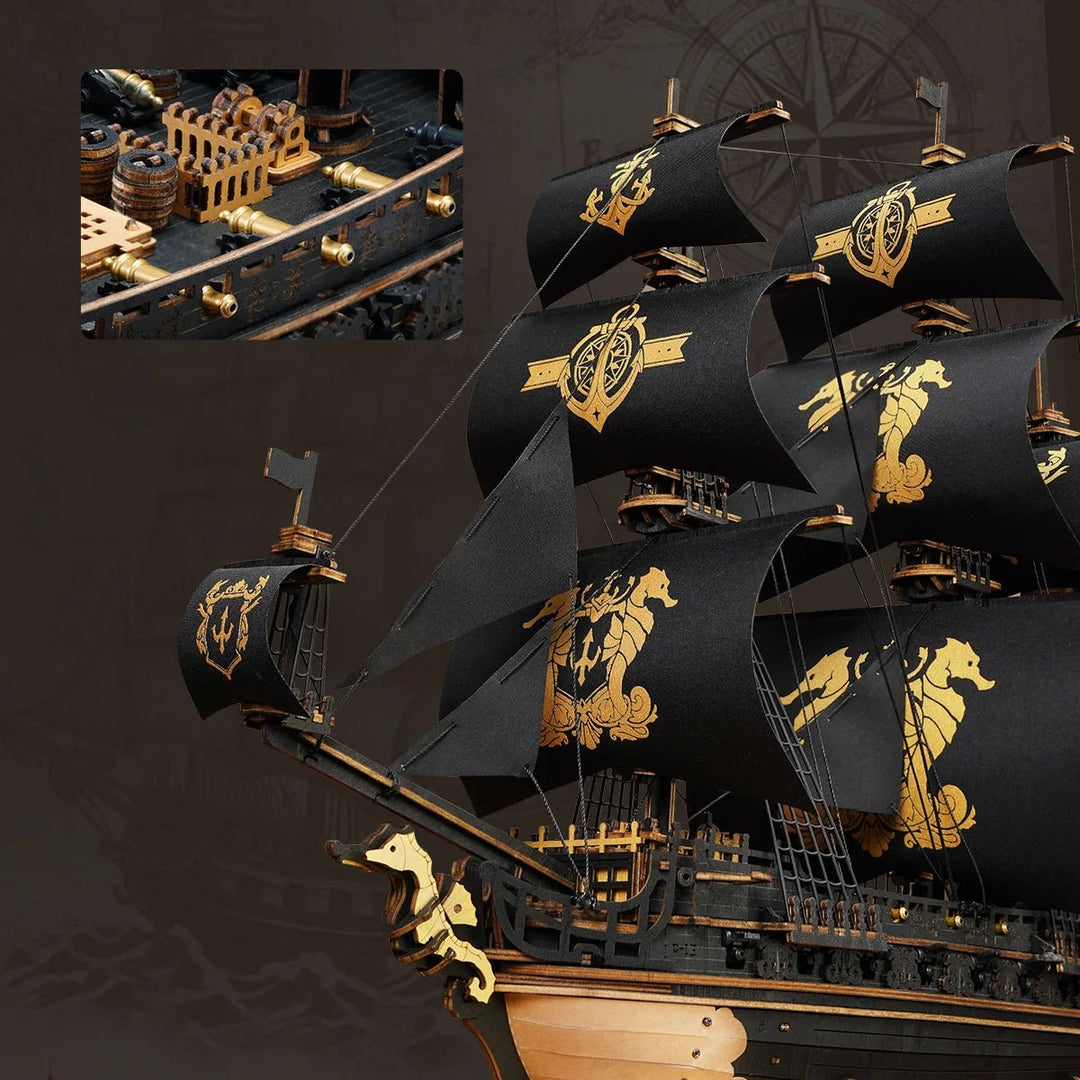 ROKR MarisBaroque™ The Seahorse Barque | MCB02 - Woodmechlab