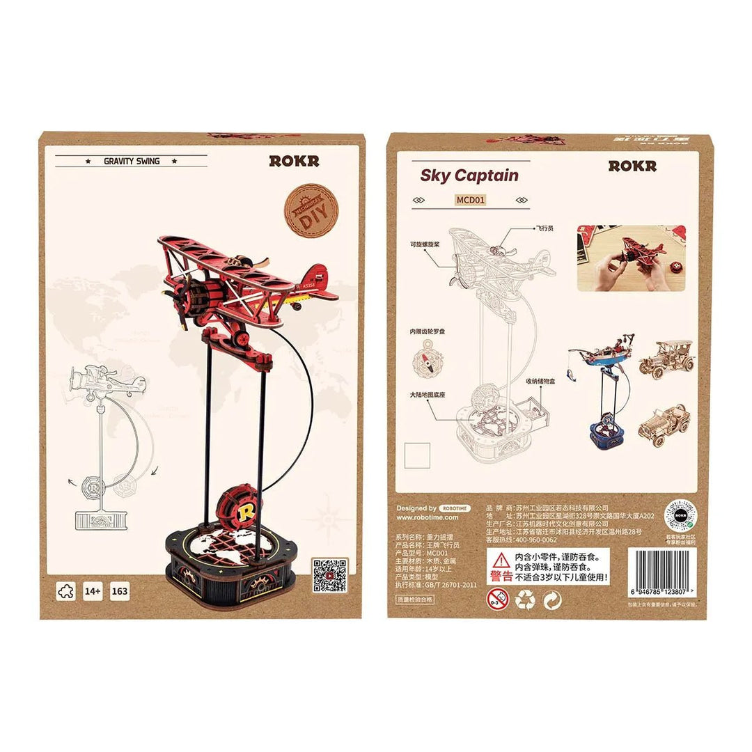 RokrAero™ Kinetic Skygear Deco | MCD01 - Woodmechlab