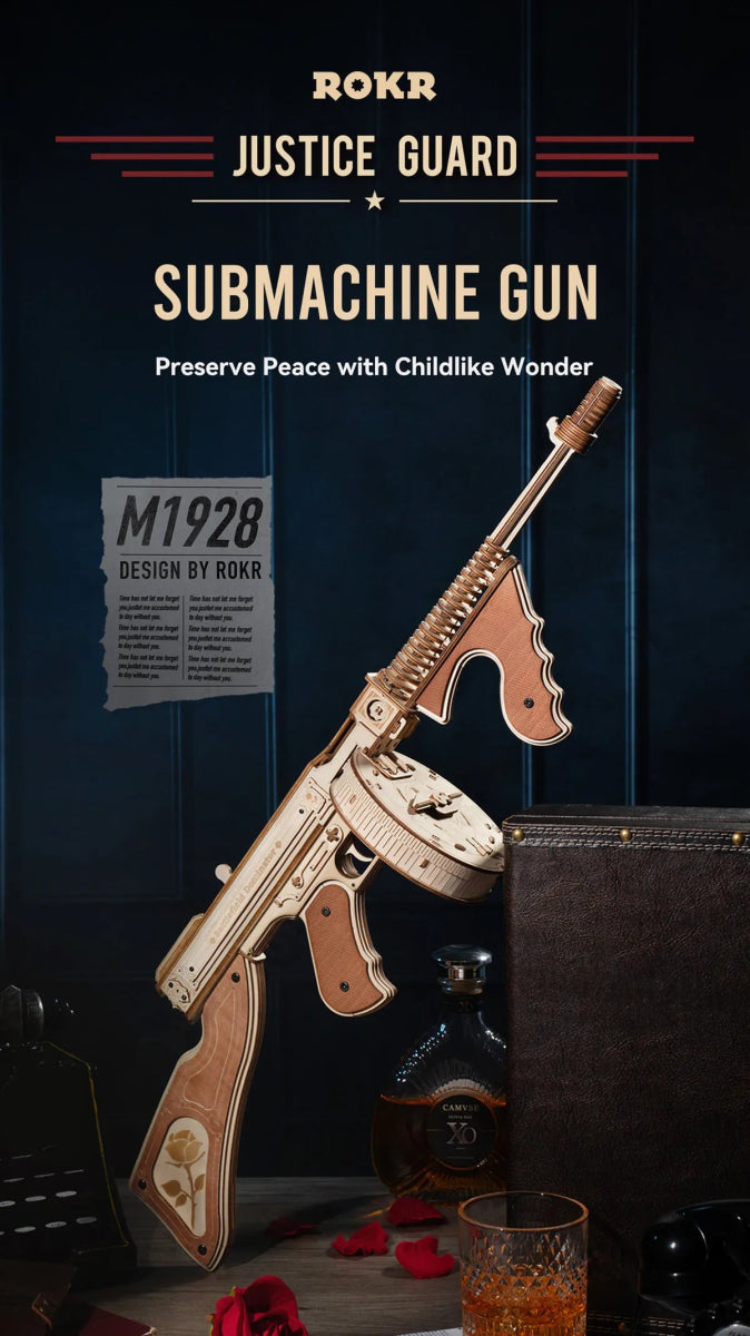RokrArmory™ Thompson Submachine Gun | LQB01 - Woodmechlab