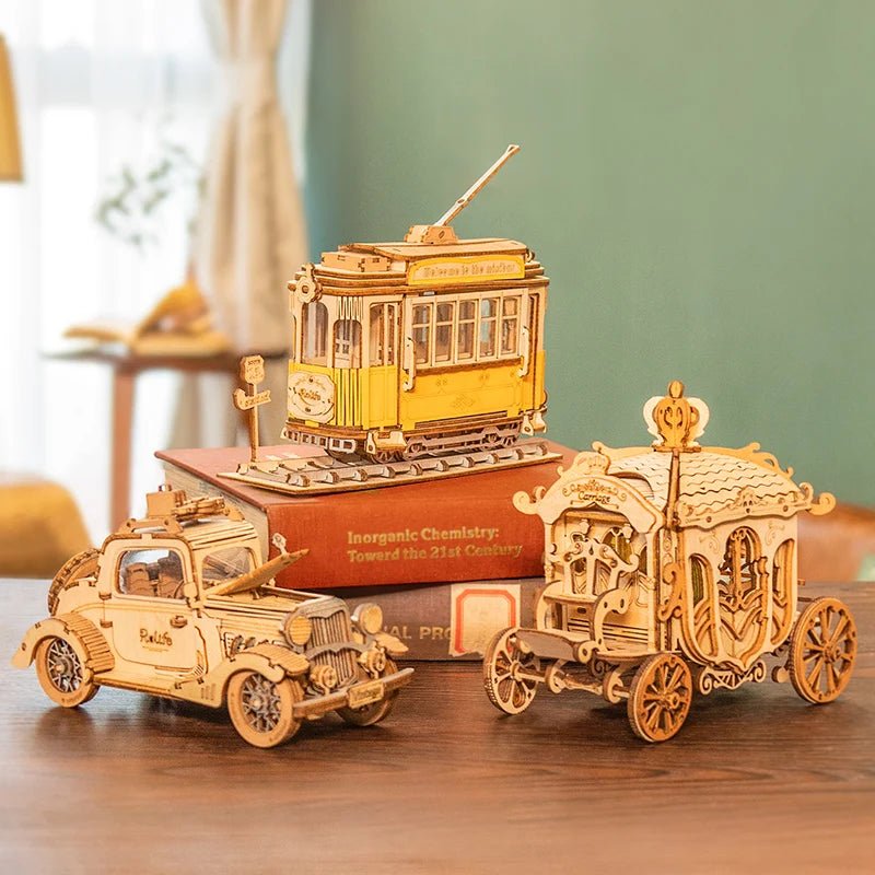 RokrCraft™ Vintage Transport Trio - Woodmechlab
