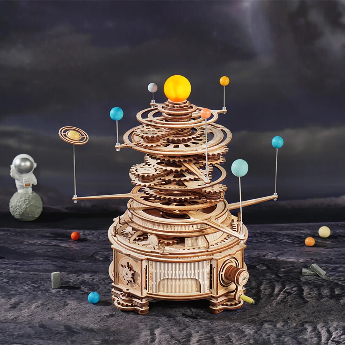 RokrMechOrbit™ Mechanical Orrery | ST001 - Woodmechlab