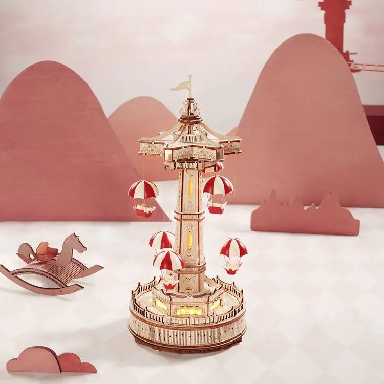 RokrMelodyCarousel™ 3D Music Builder | EA02 - Woodmechlab