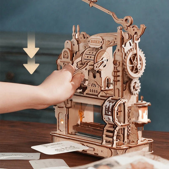 RokrType™ Vintage Press | LK602 - Woodmechlab