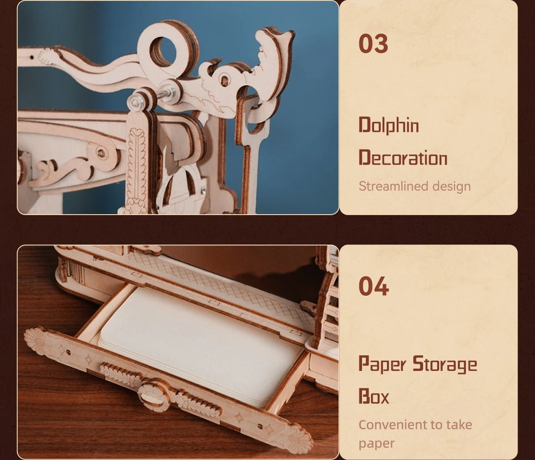 RokrType™ Vintage Press | LK602 - Woodmechlab