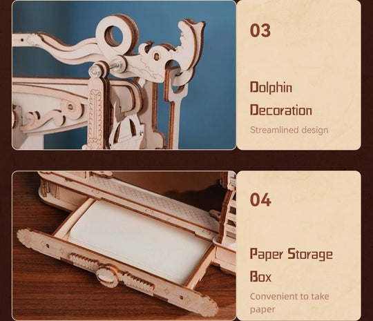 RokrType™ Vintage Press | LK602 - Woodmechlab