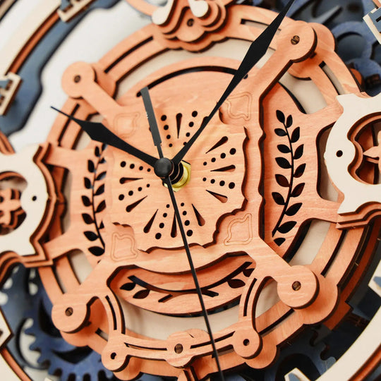 RokrWallCraft™ 3D Puzzle Clock | LC701 - Woodmechlab