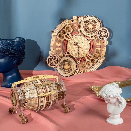 RokrZodiac™ 3D Wooden Clock Kit | LC601&LC801 - Woodmechlab