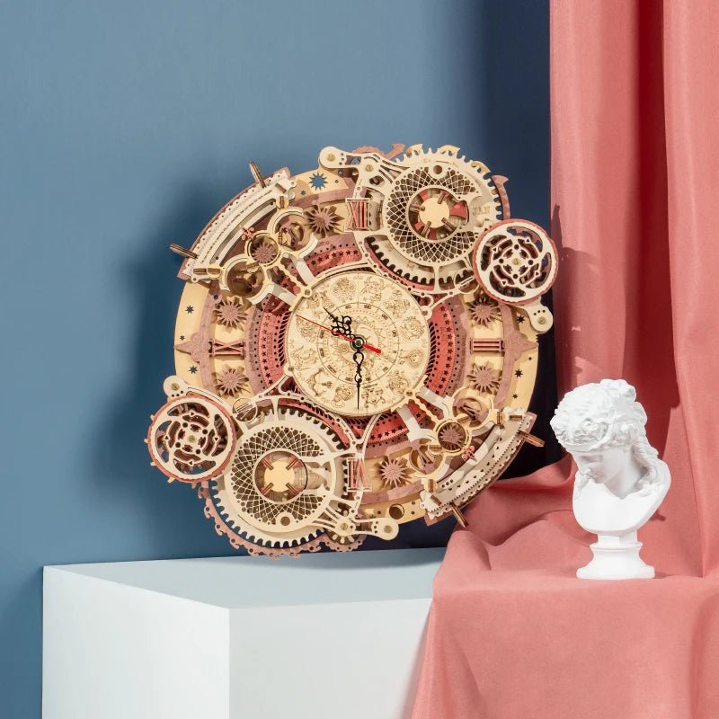 RokrZodiac™ 3D Wooden Clock Kit | LC601&LC801 - Woodmechlab