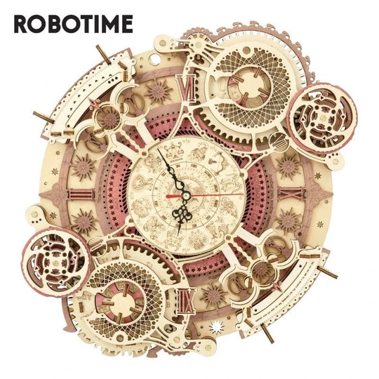 RokrZodiac™ 3D Wooden Clock Kit | LC601&LC801 - Woodmechlab