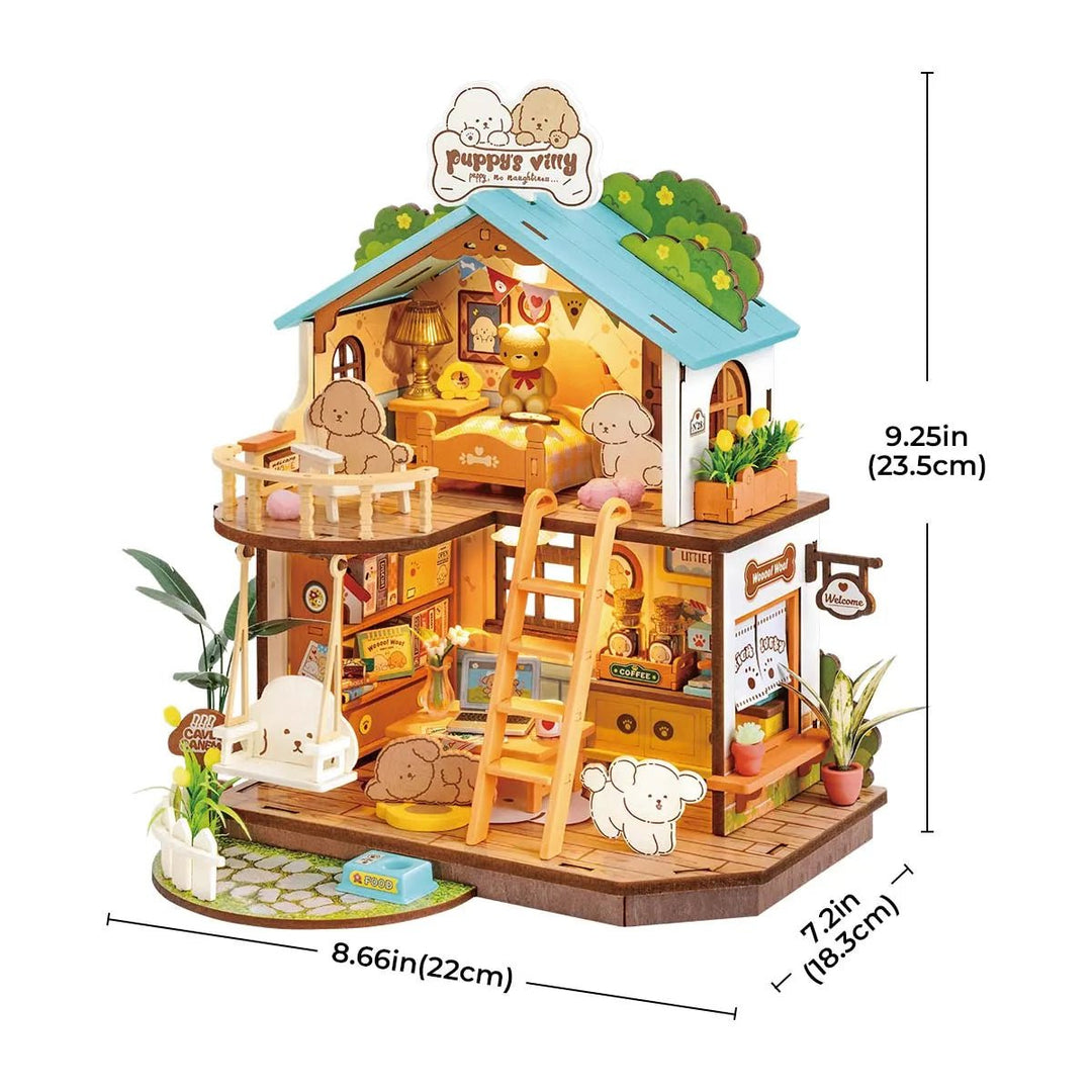 Rolife PawsHaven™ Cozy Cubby | DG169 - Woodmechlab