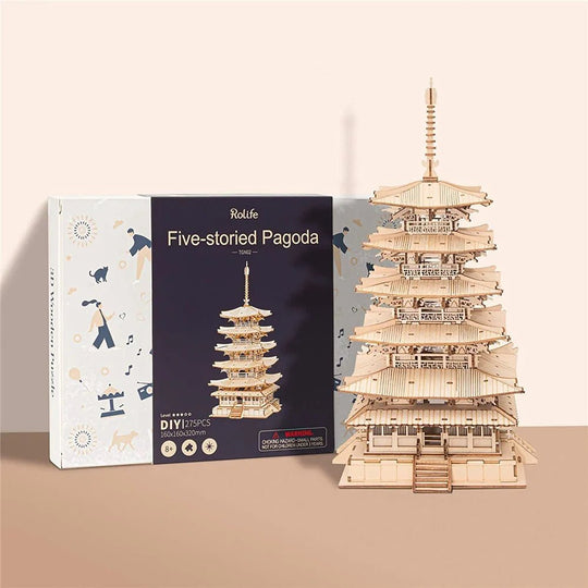 Rolife ZenTower™ 5 - Story Wooden Builder | TGN01 - Woodmechlab