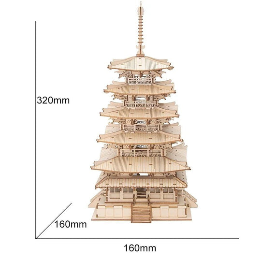 Rolife ZenTower™ 5 - Story Wooden Builder | TGN01 - Woodmechlab
