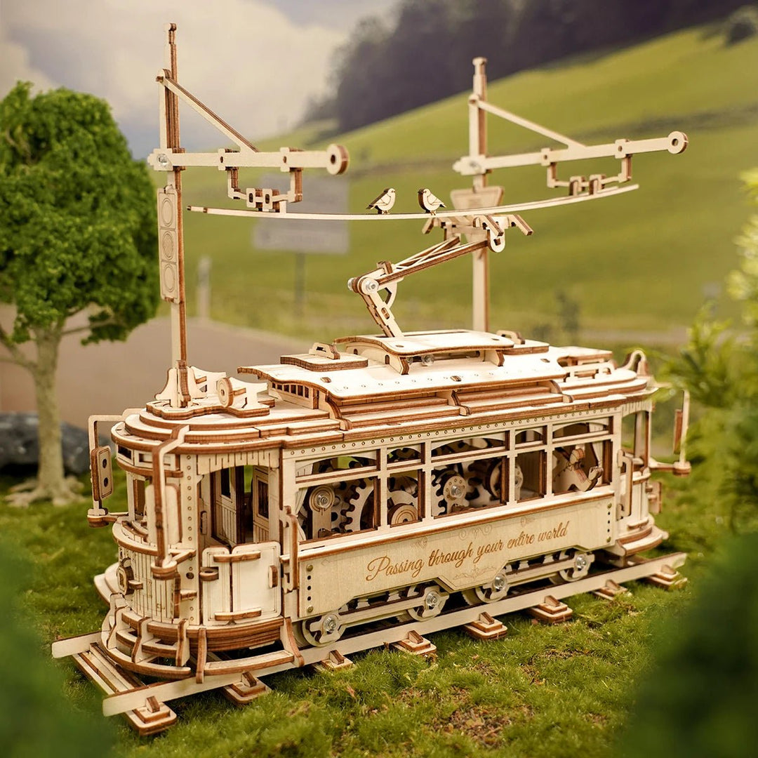 TimberTracks™ Classic City Tram Car | LK801 - Woodmechlab