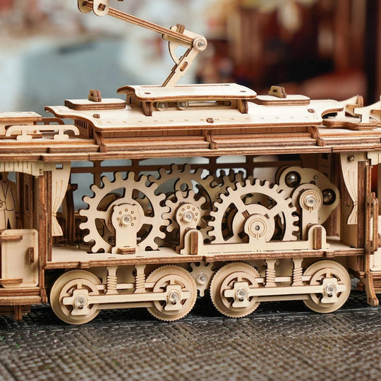 TimberTracks™ Classic City Tram Car | LK801 - Woodmechlab