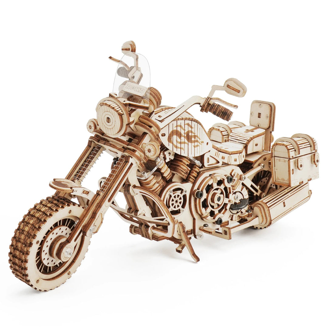 Wooden Cruiser Motorcycle - Woodmechlab